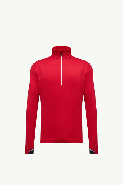 Moncler Polartec® Half-Zip Sweatshirt Red Red
