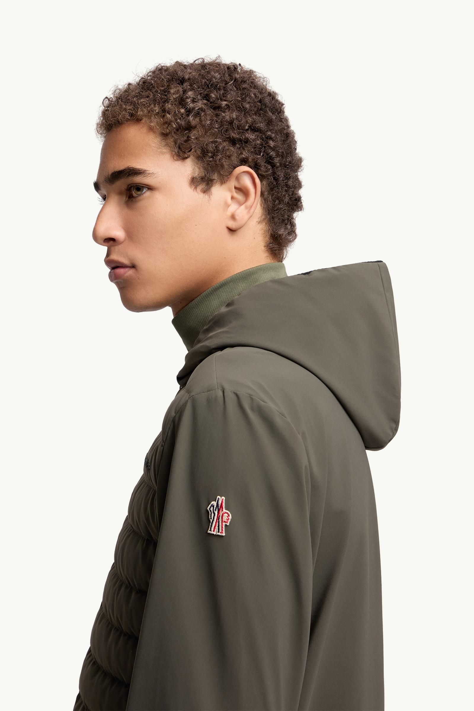 Moncler Padded Zip-Up Sweatshirt Dark Green Dark Green