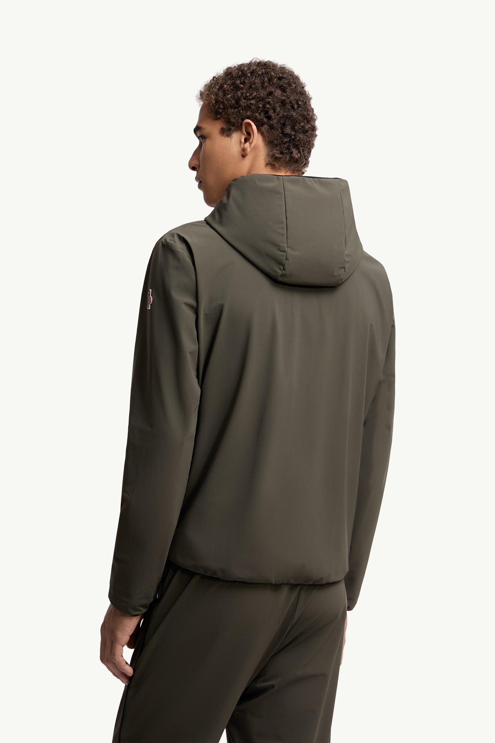 Moncler Padded Zip-Up Sweatshirt Dark Green Dark Green