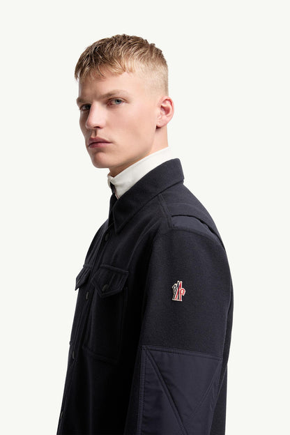 Moncler Long Sleeve Shirt Navy Blue Navy Blue