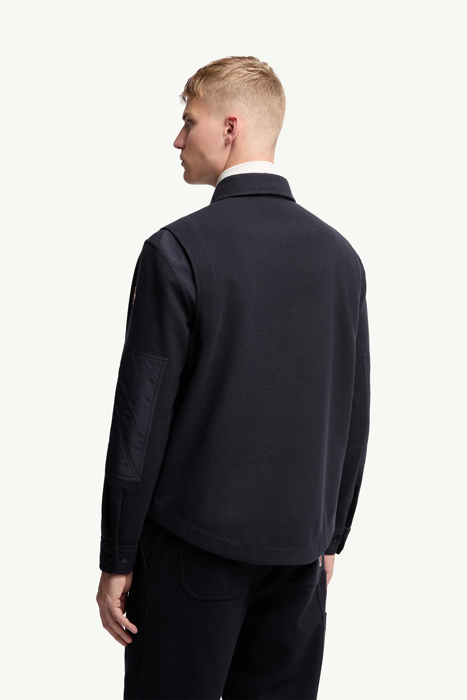 Moncler Long Sleeve Shirt Navy Blue Navy Blue