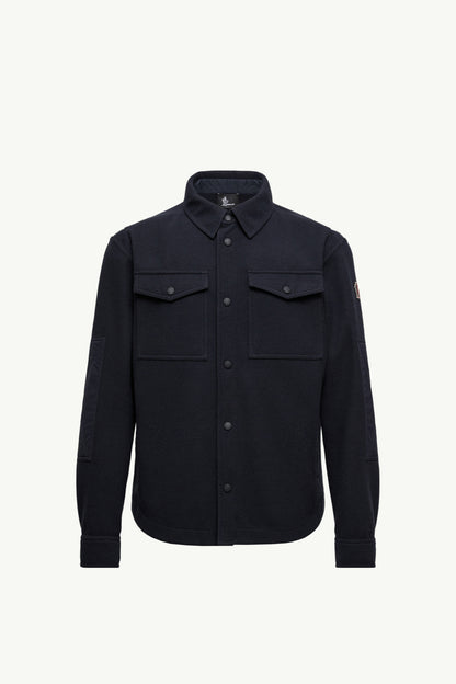 Moncler Long Sleeve Shirt Navy Blue Navy Blue