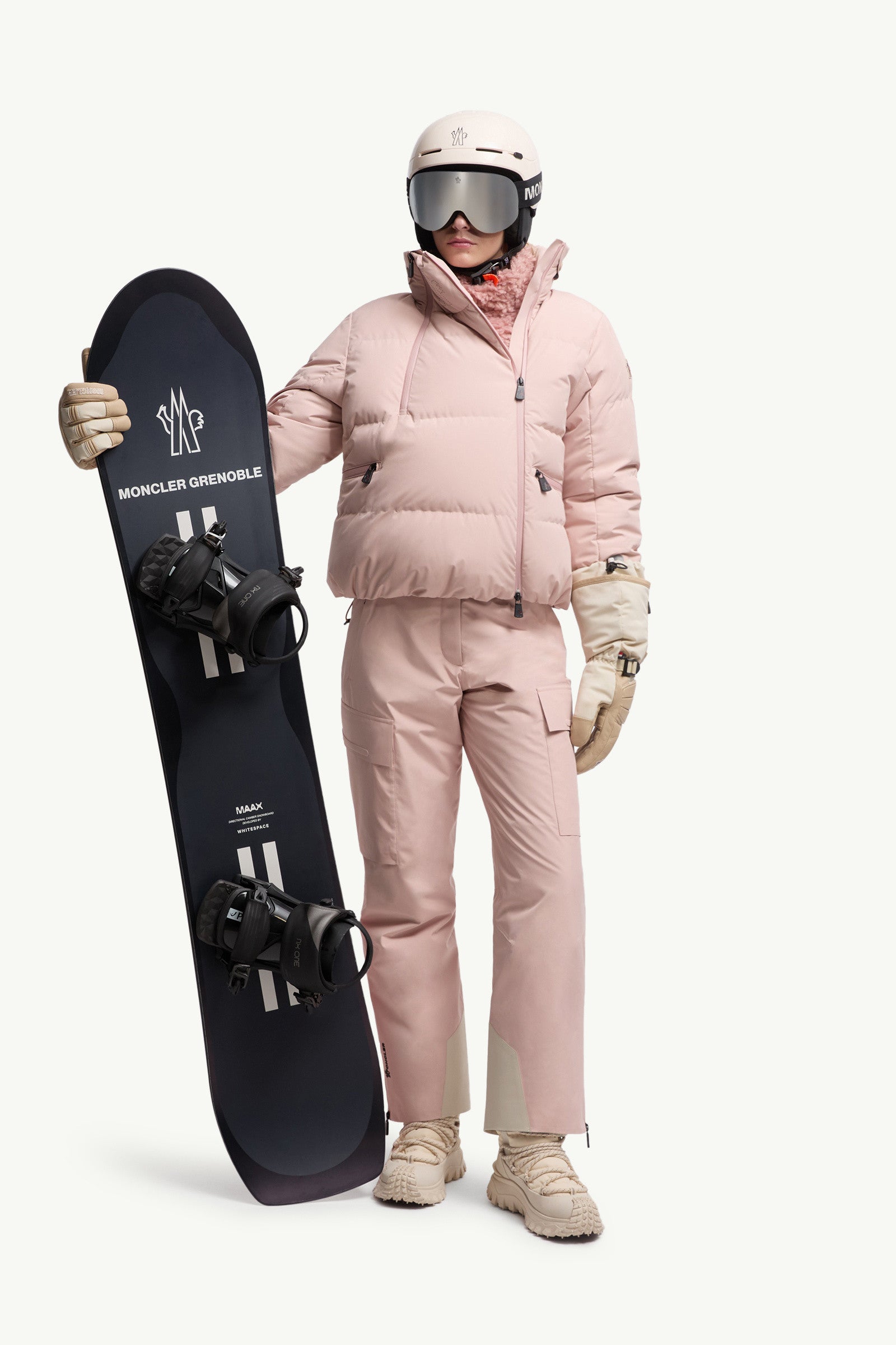 Moncler Padded Gore-Tex Ski Pants Pink Pink