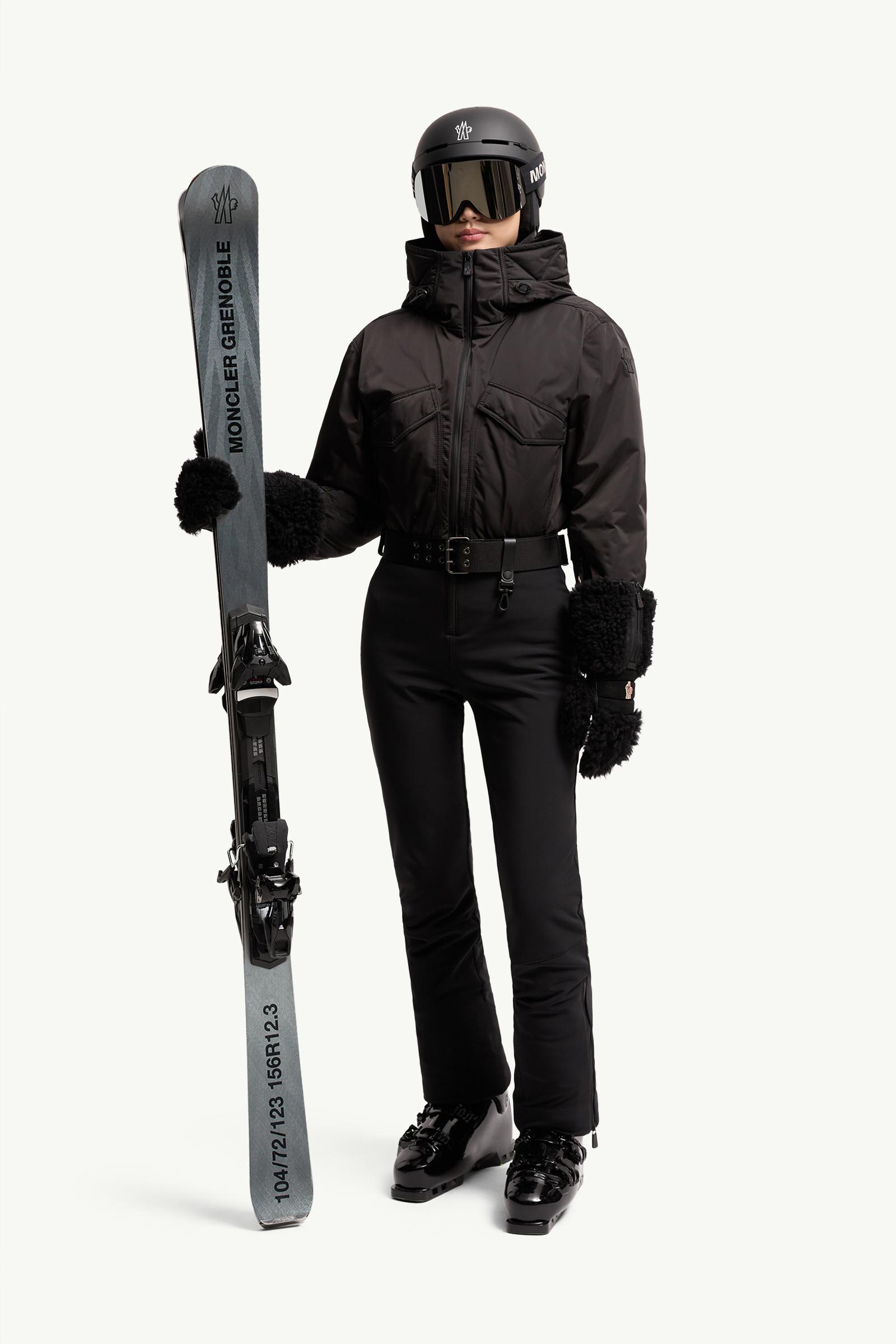 Moncler Hooded Insulated Ski Suit Black Black