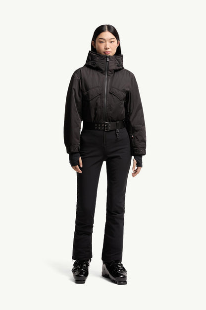 Moncler Hooded Insulated Ski Suit Black Black