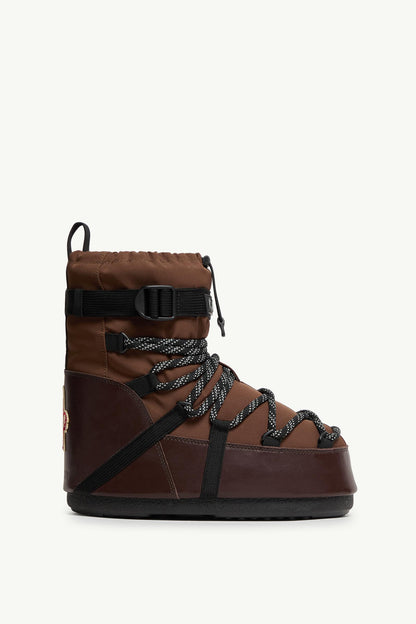 Moncler Moon Boot x Moncler Grenoble Icon Low Padded Snow Boot Brown
