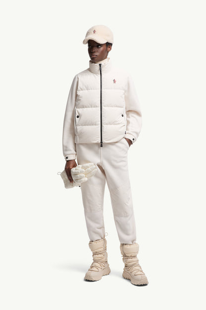 Moncler Polartec® Padded Zip-Up Hoodie White White