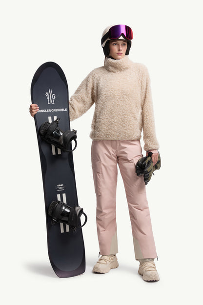 Moncler Teddy Turtleneck Sweatshirt Light Beige Light Beige