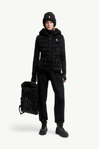 Moncler Polartec® Padded Hoodie Black Black