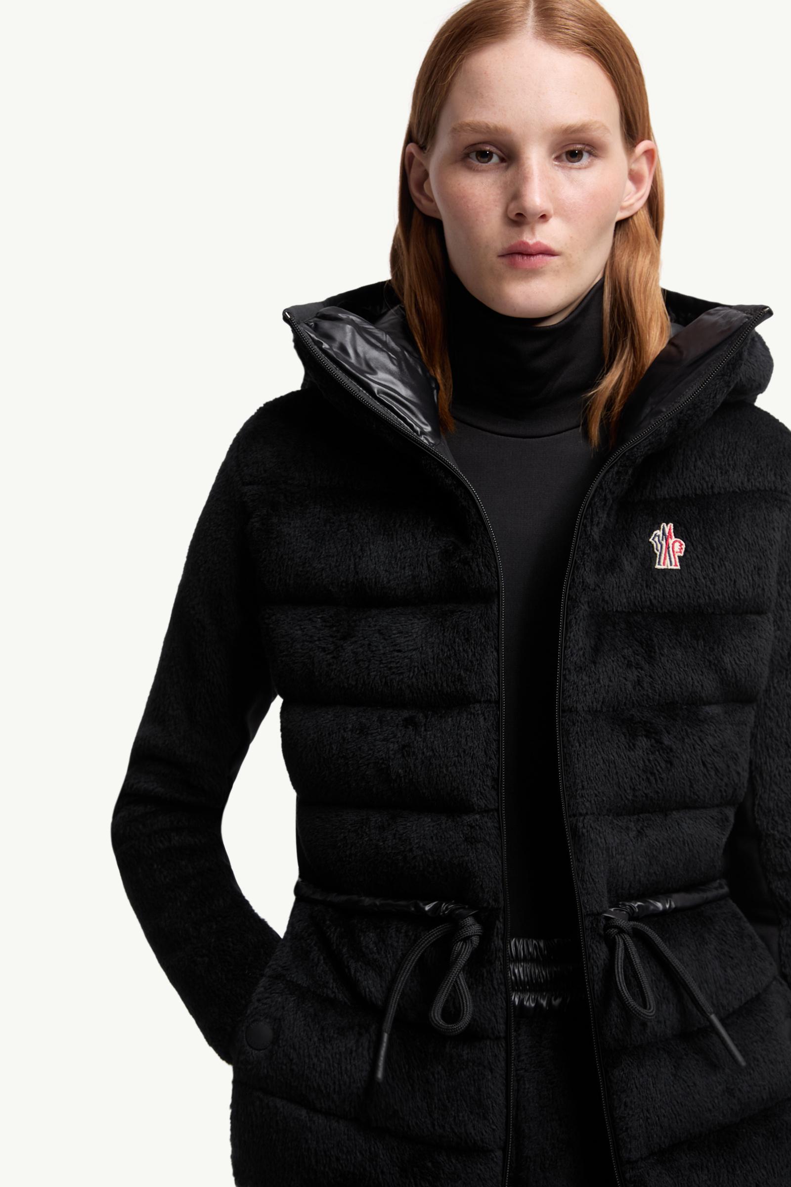 Moncler Polartec® Padded Hoodie Black Black