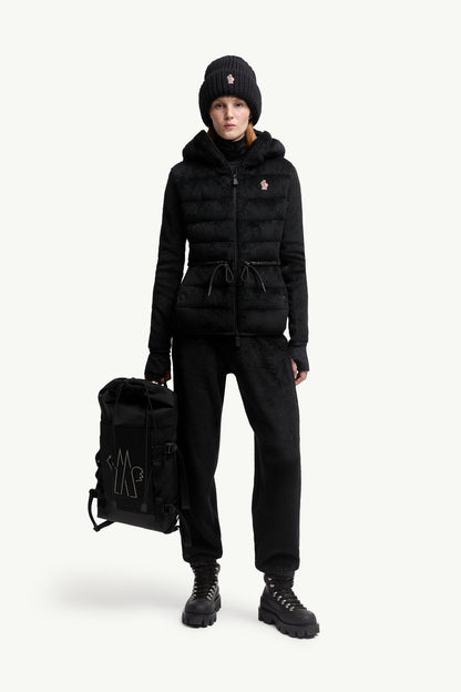 Moncler Polartec® Padded Hoodie Black Black