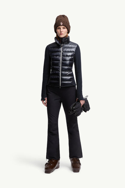Moncler Padded Zip-Up Sweatshirt Navy Blue Navy Blue