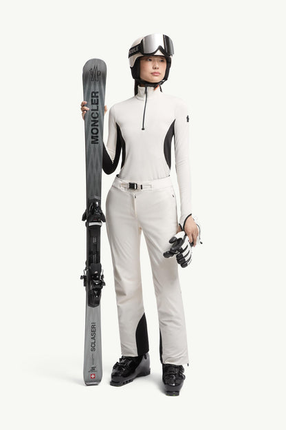 Moncler Polartec® Half-Zip Turtleneck White White