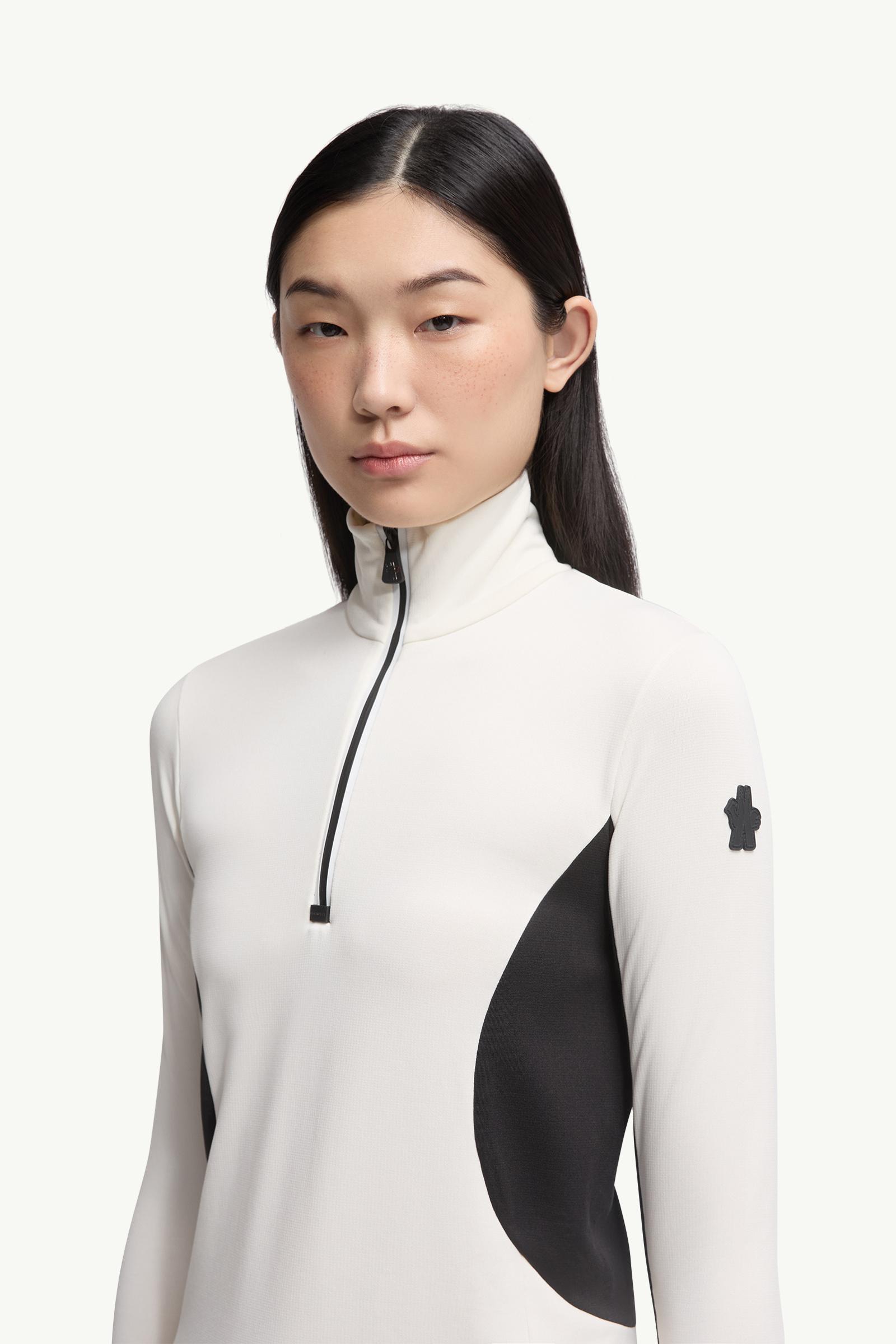 Moncler Polartec® Half-Zip Turtleneck White White