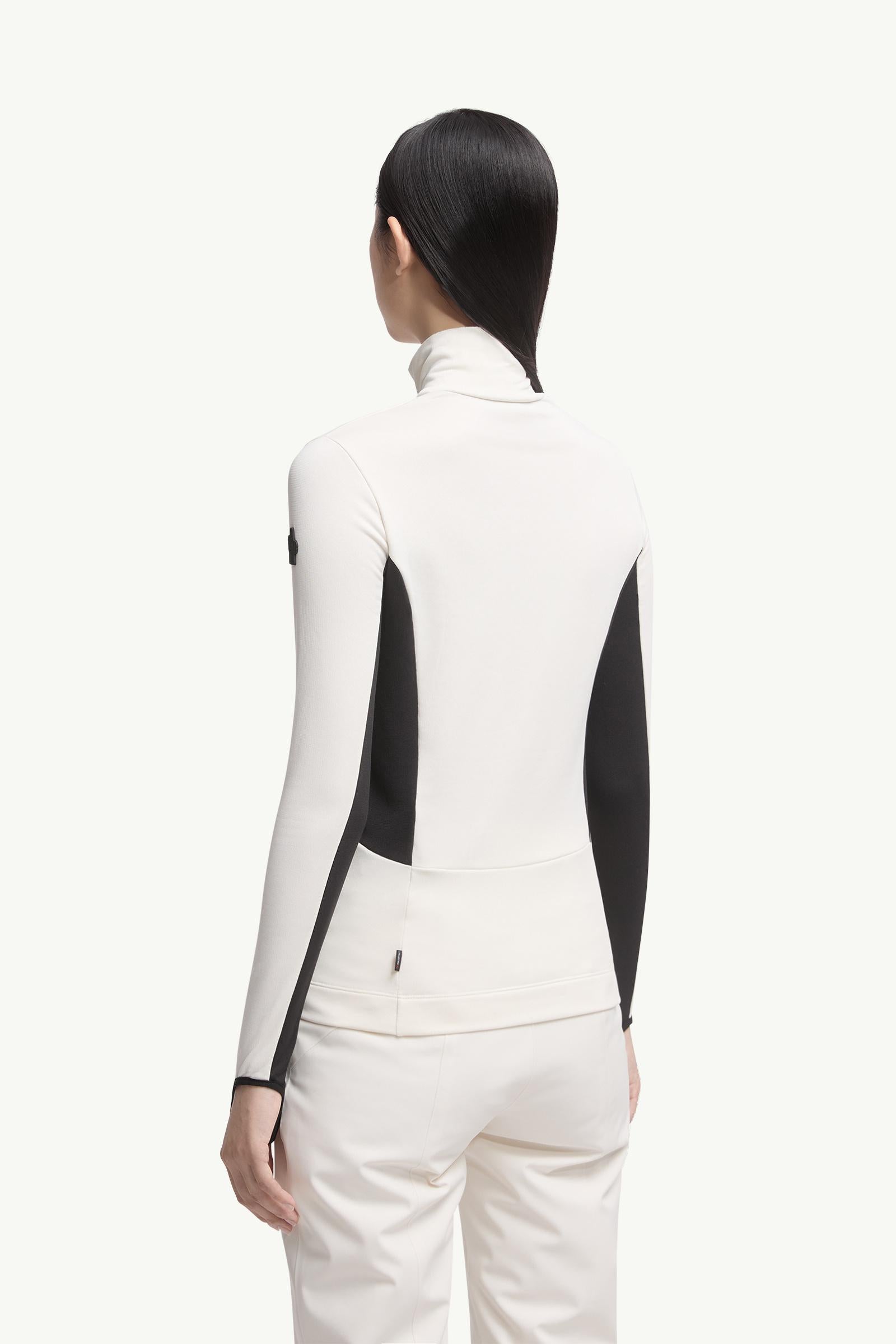 Moncler Polartec® Half-Zip Turtleneck White White