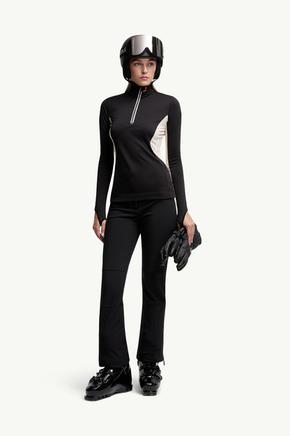 Moncler Polartec® Half-Zip Turtleneck Black Black