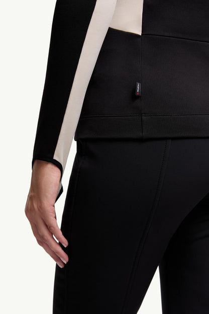 Moncler Polartec® Half-Zip Turtleneck Black Black