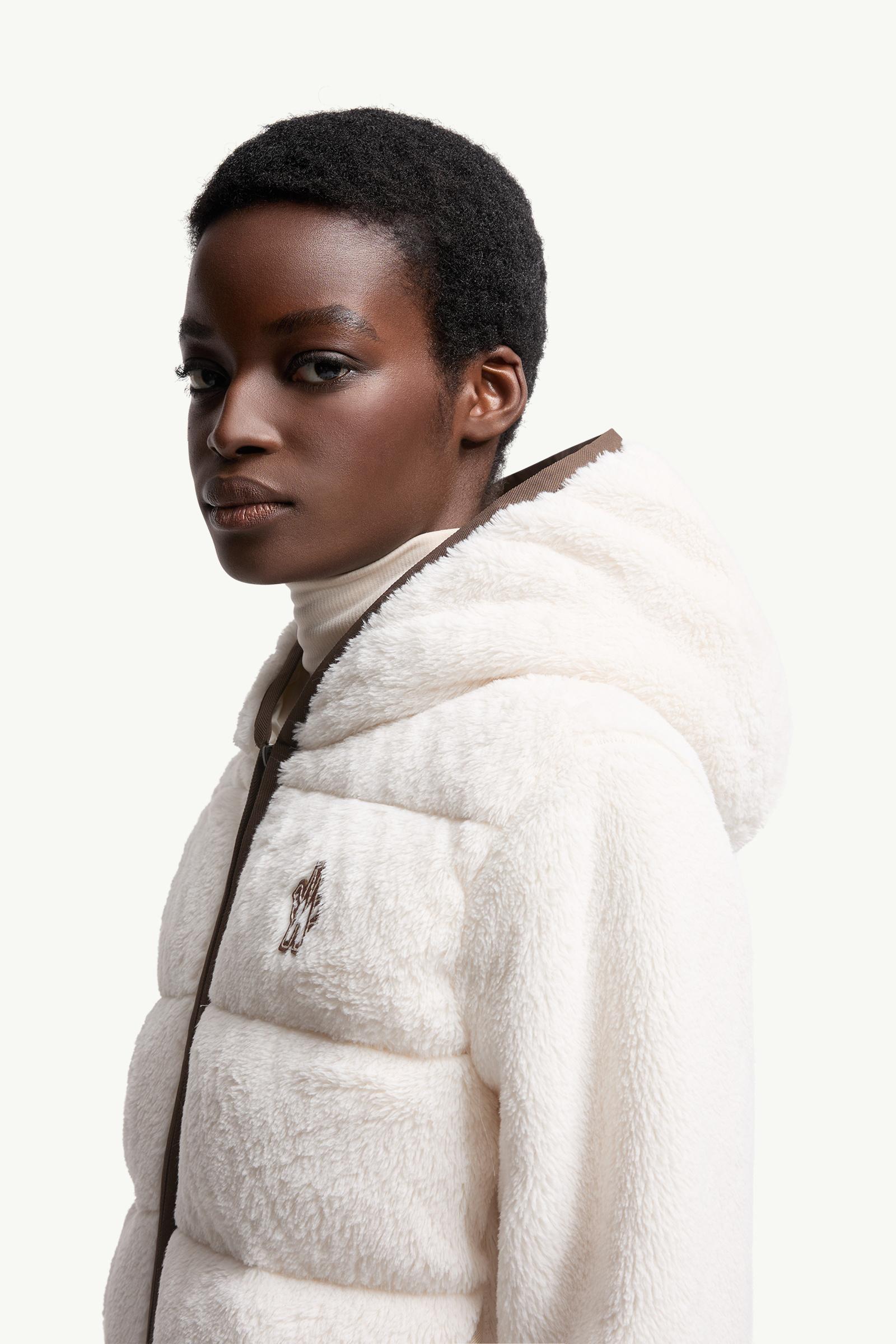 Moncler Padded Polartec® Zip-Up Hoodie White White