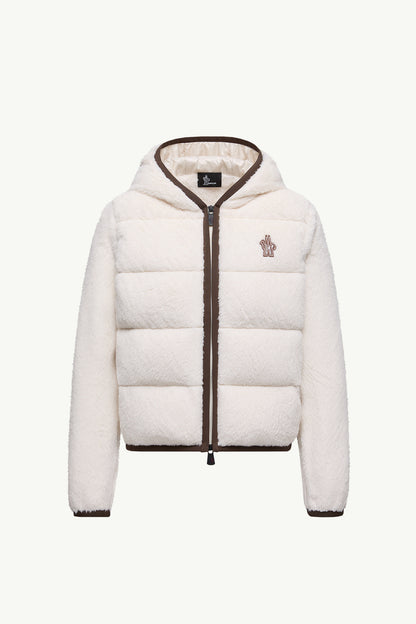 Moncler Padded Polartec® Zip-Up Hoodie White White