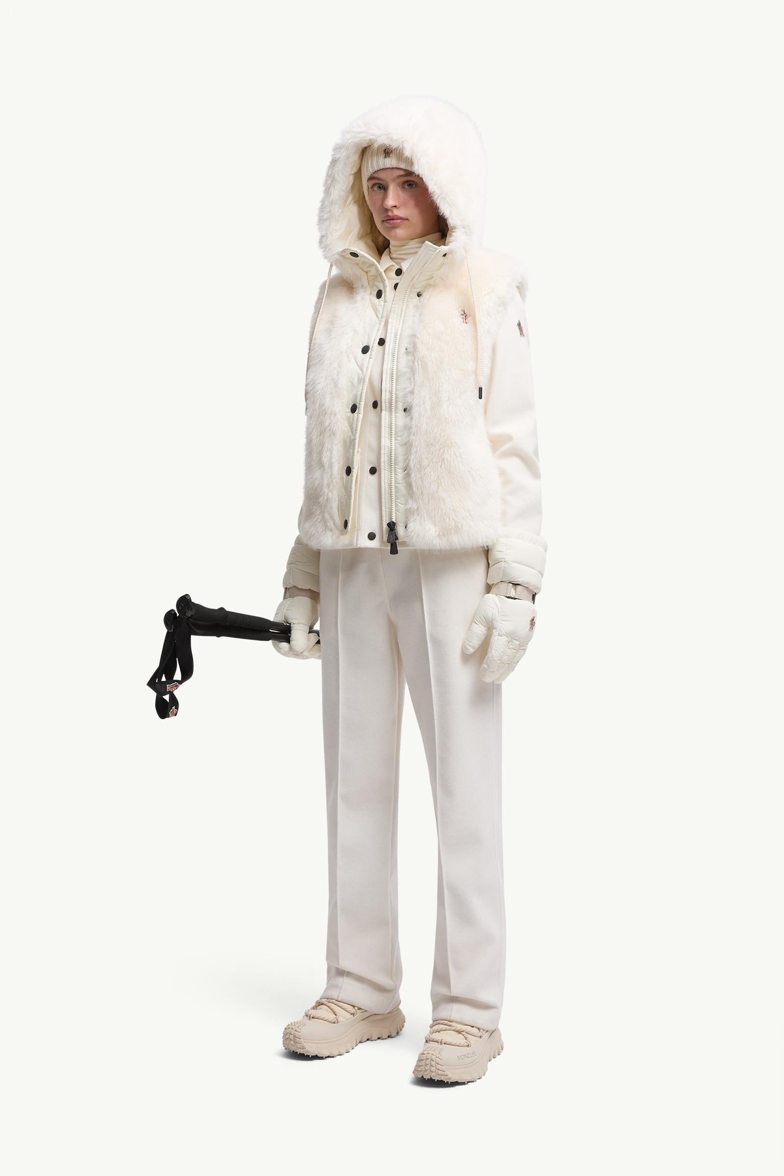 Moncler Logo Sweatpants White White