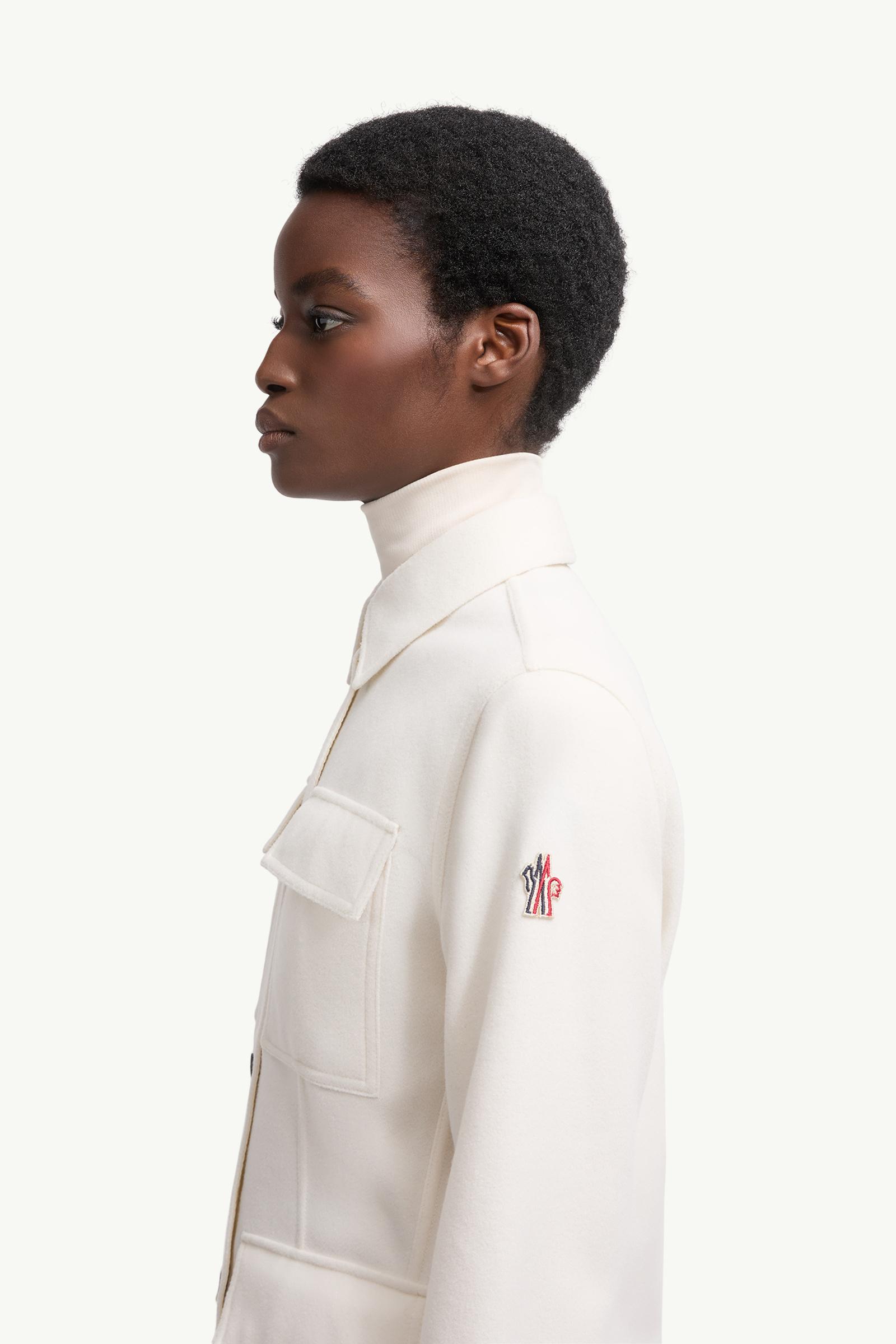 Moncler Interlock Long Sleeve Shirt White White