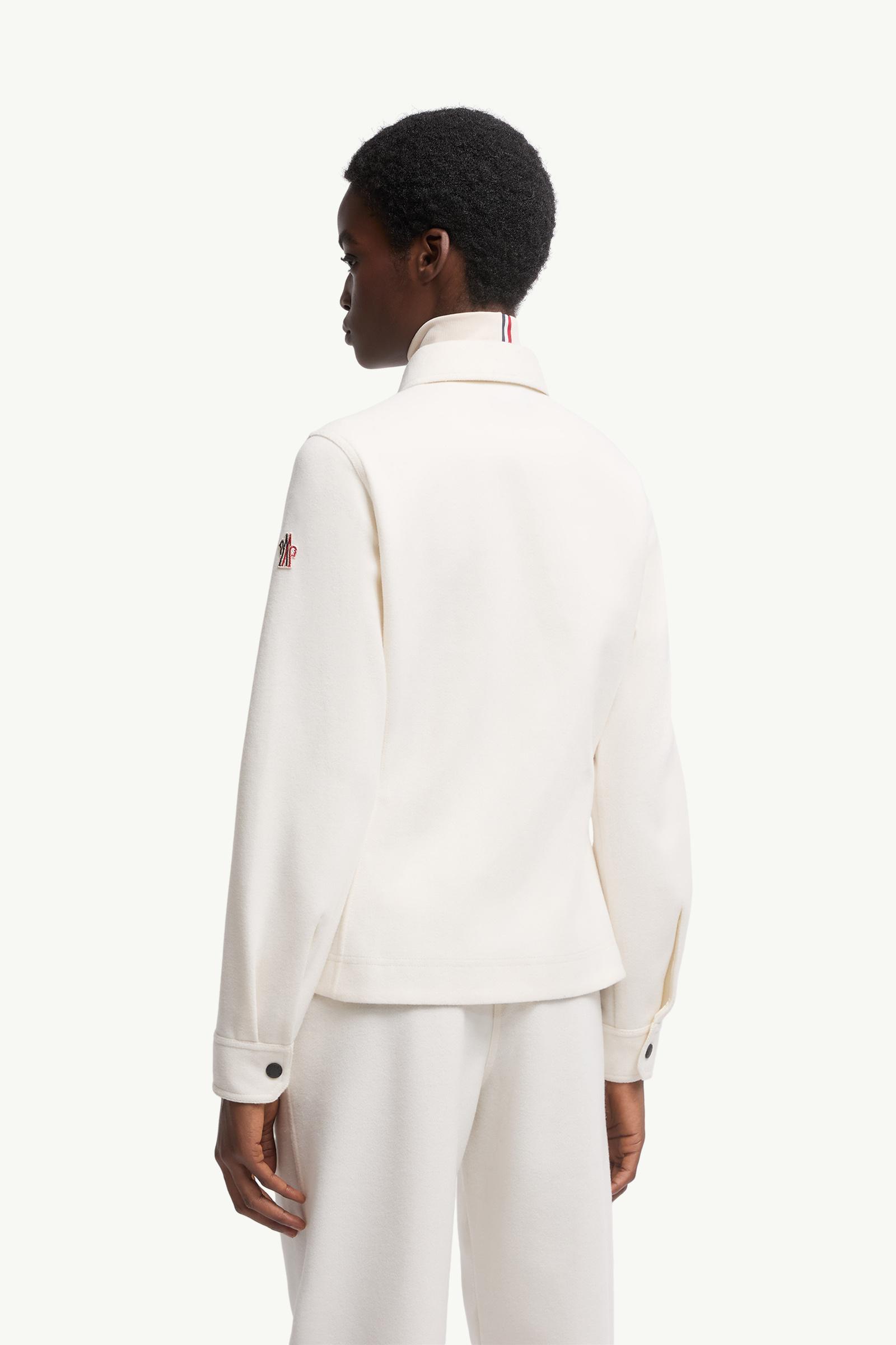 Moncler Interlock Long Sleeve Shirt White White