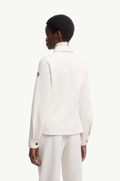 Moncler Interlock Long Sleeve Shirt White White