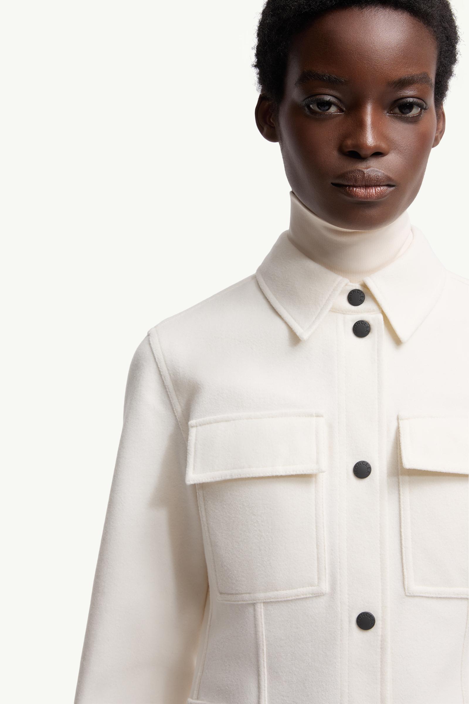 Moncler Interlock Long Sleeve Shirt White White