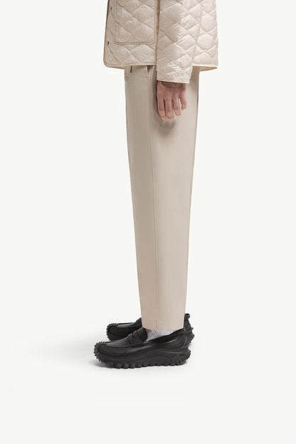 Moncler Trailgrip Leather Loafers Black