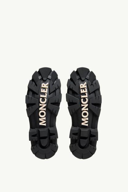 Moncler Peak City Nubuck Chelsea Boots Black