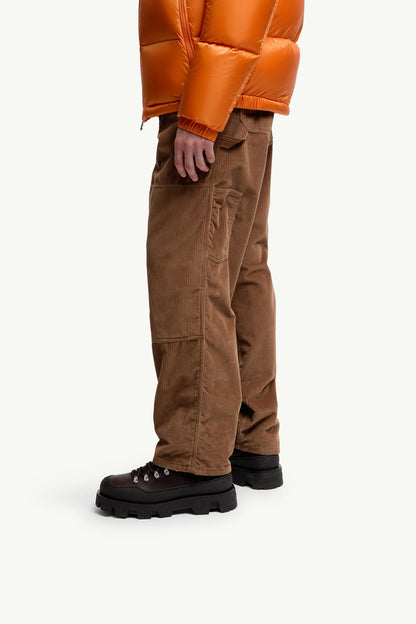 Moncler Peak Trek Leather Ankle Boots Brown