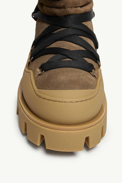Moncler Peak Aprs Ankle Boots Brown