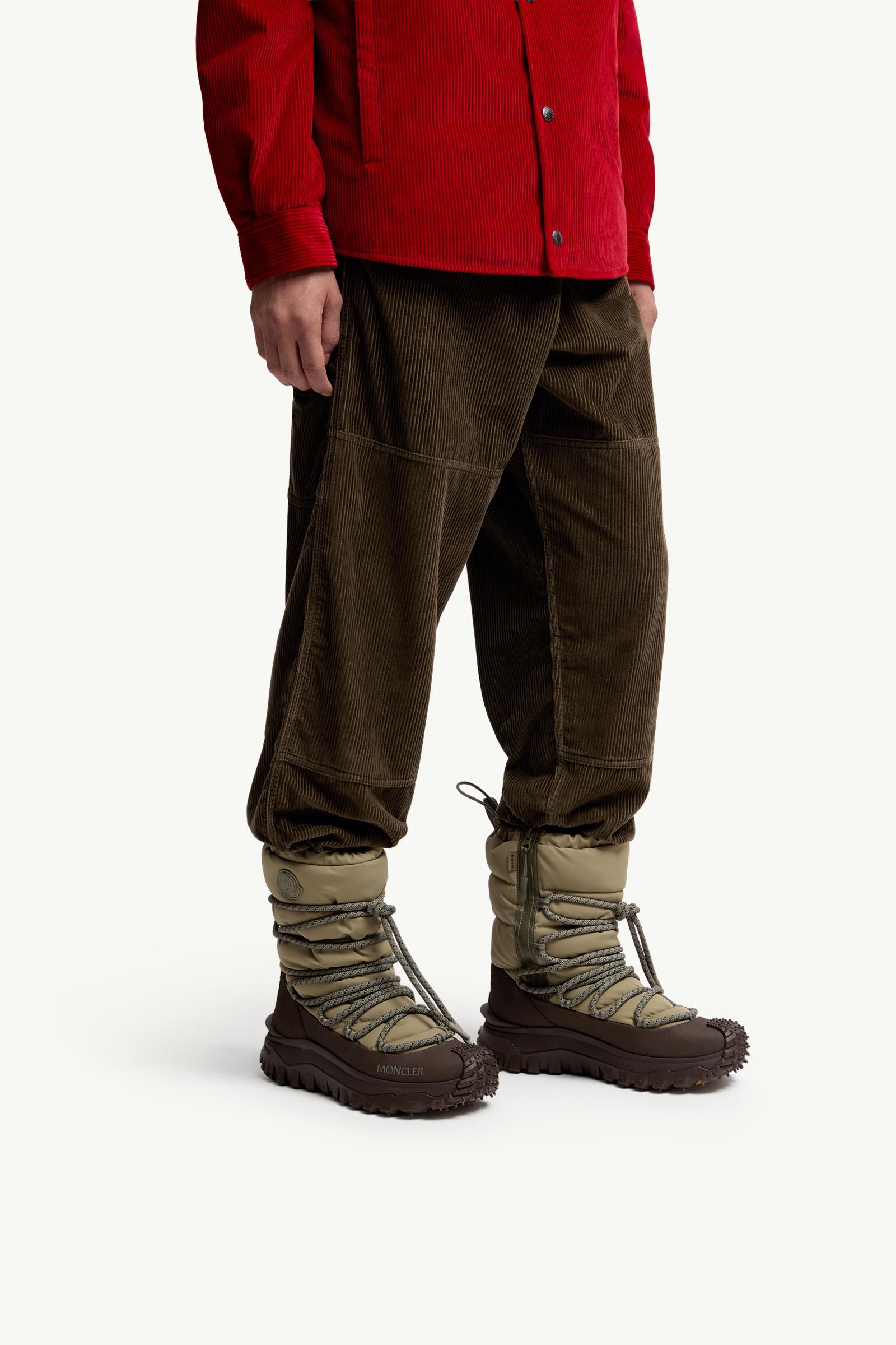 Moncler Trailgrip GTX Lace-Up Boots Beige