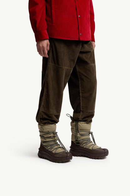 Moncler Trailgrip GTX Lace-Up Boots Beige