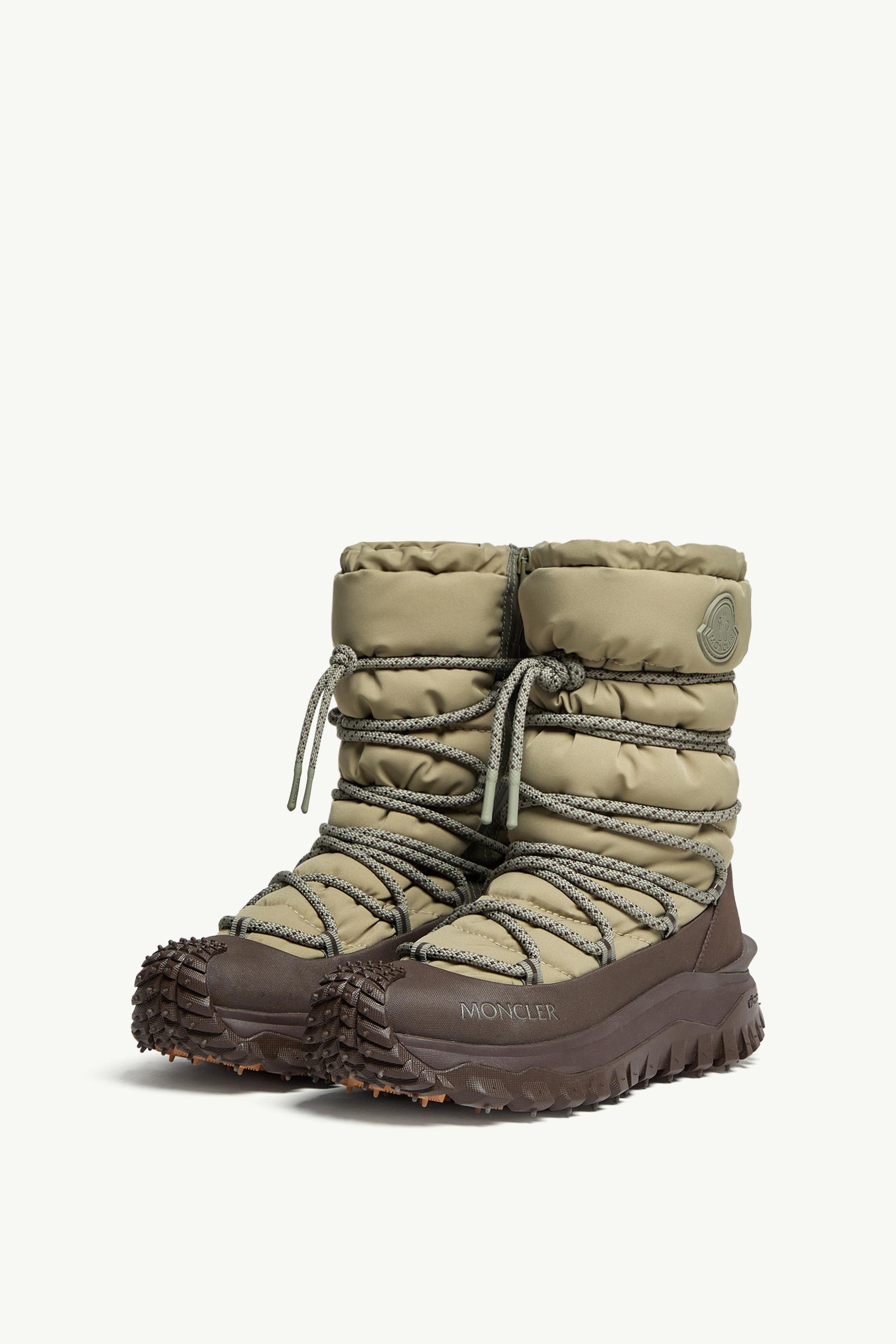Moncler Trailgrip GTX Lace-Up Boots Beige