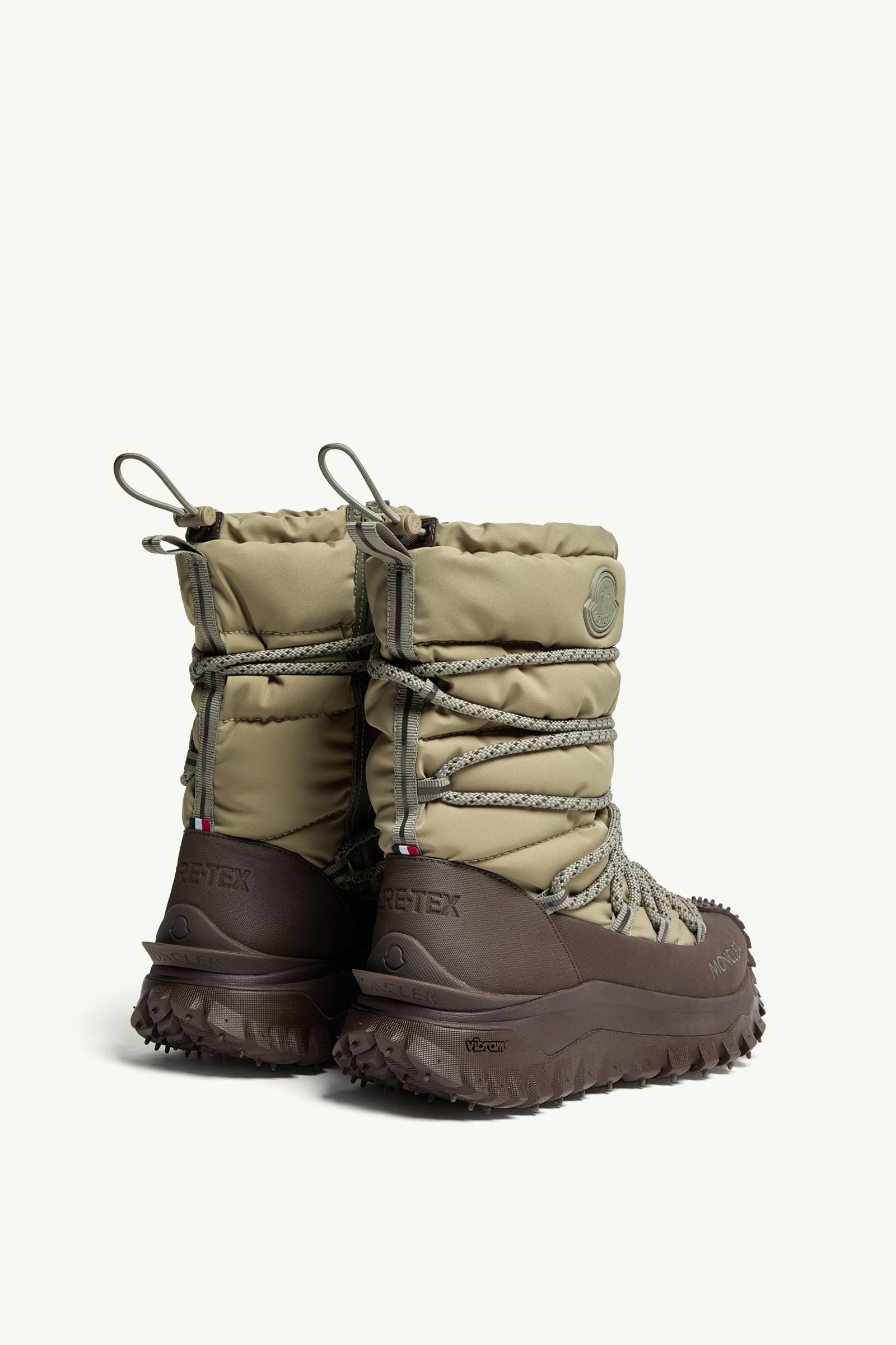 Moncler Trailgrip GTX Lace-Up Boots Beige