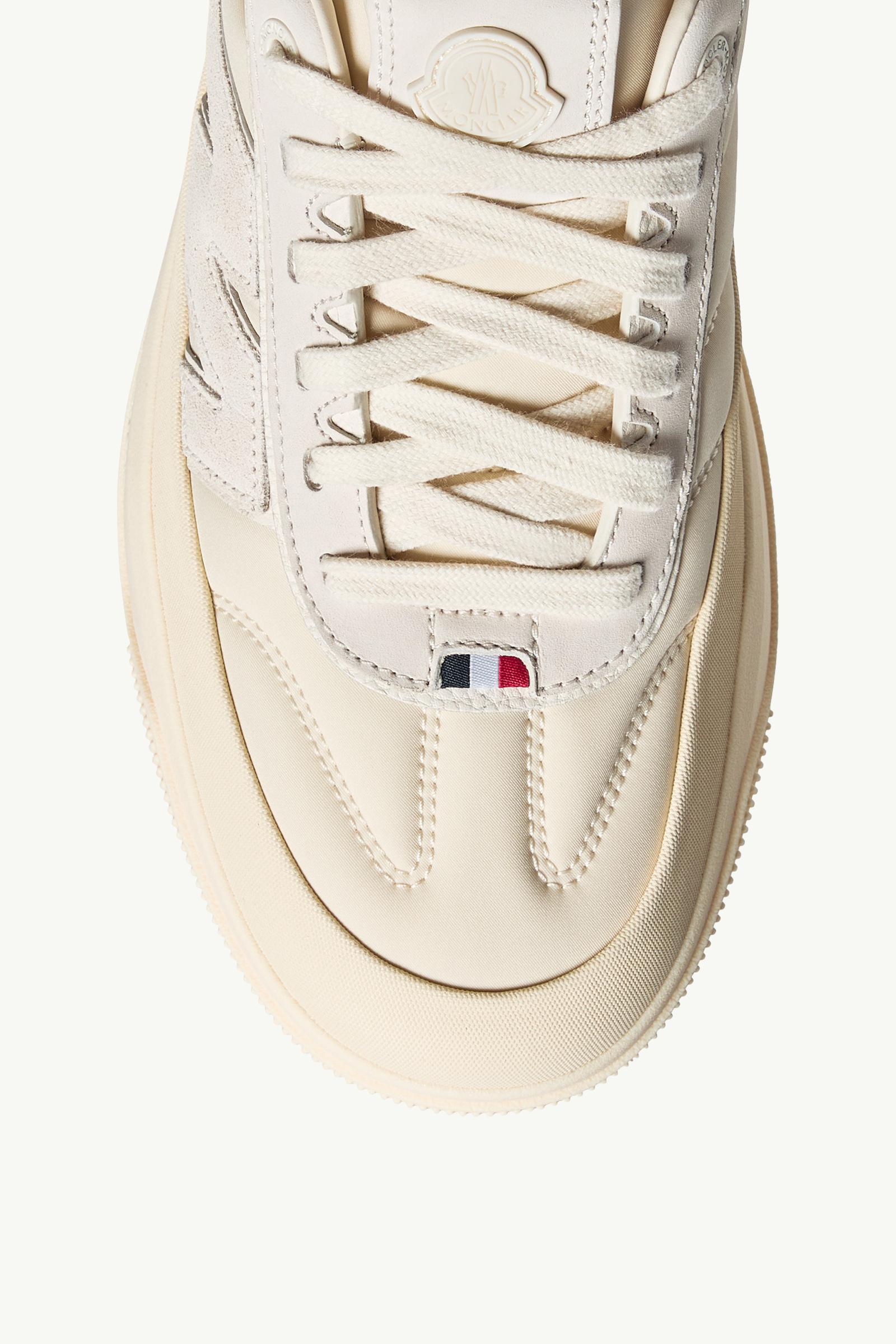 Moncler Moncler Altive Nubuck & Suede Sneakers Light Beige