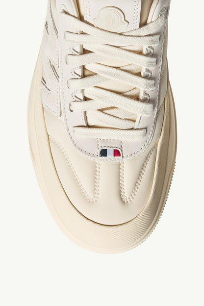 Moncler Moncler Altive Nubuck & Suede Sneakers Light Beige