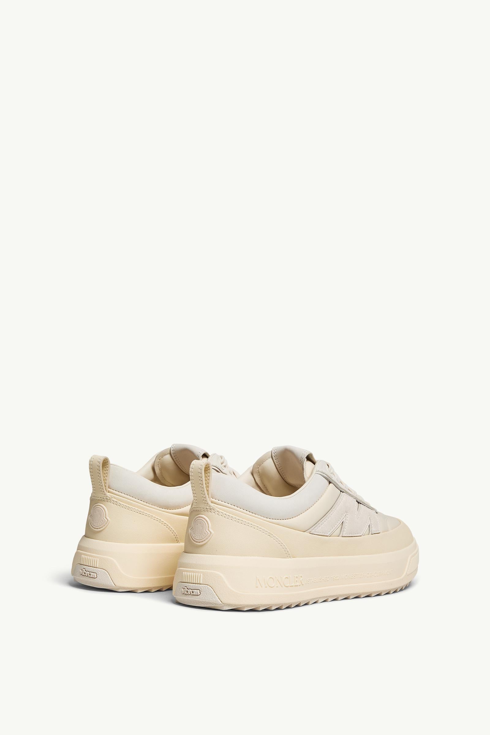Moncler Moncler Altive Nubuck & Suede Sneakers Light Beige