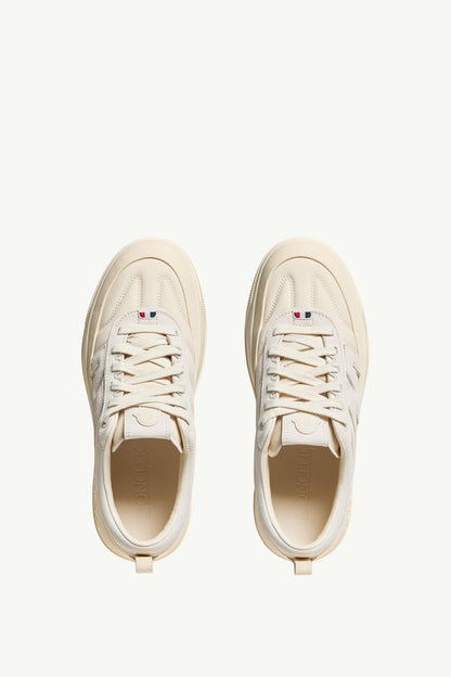 Moncler Moncler Altive Nubuck & Suede Sneakers Light Beige