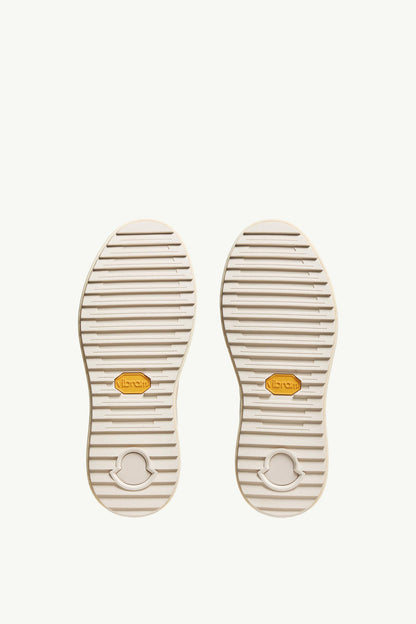 Moncler Moncler Altive Nubuck & Suede Sneakers Light Beige