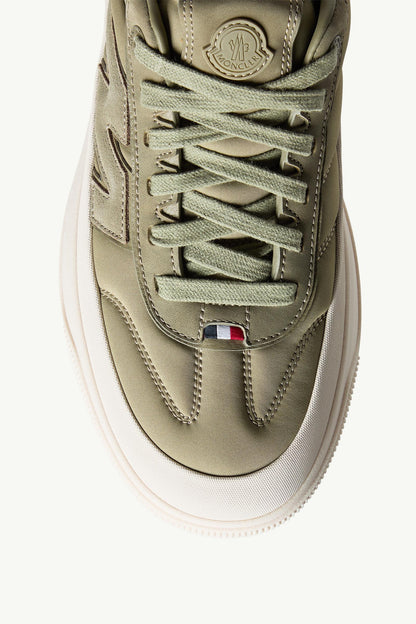 Moncler Moncler Altive Nubuck & Suede Sneakers Sage Green