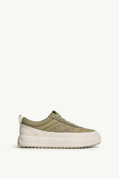 Moncler Moncler Altive Nubuck & Suede Sneakers Sage Green