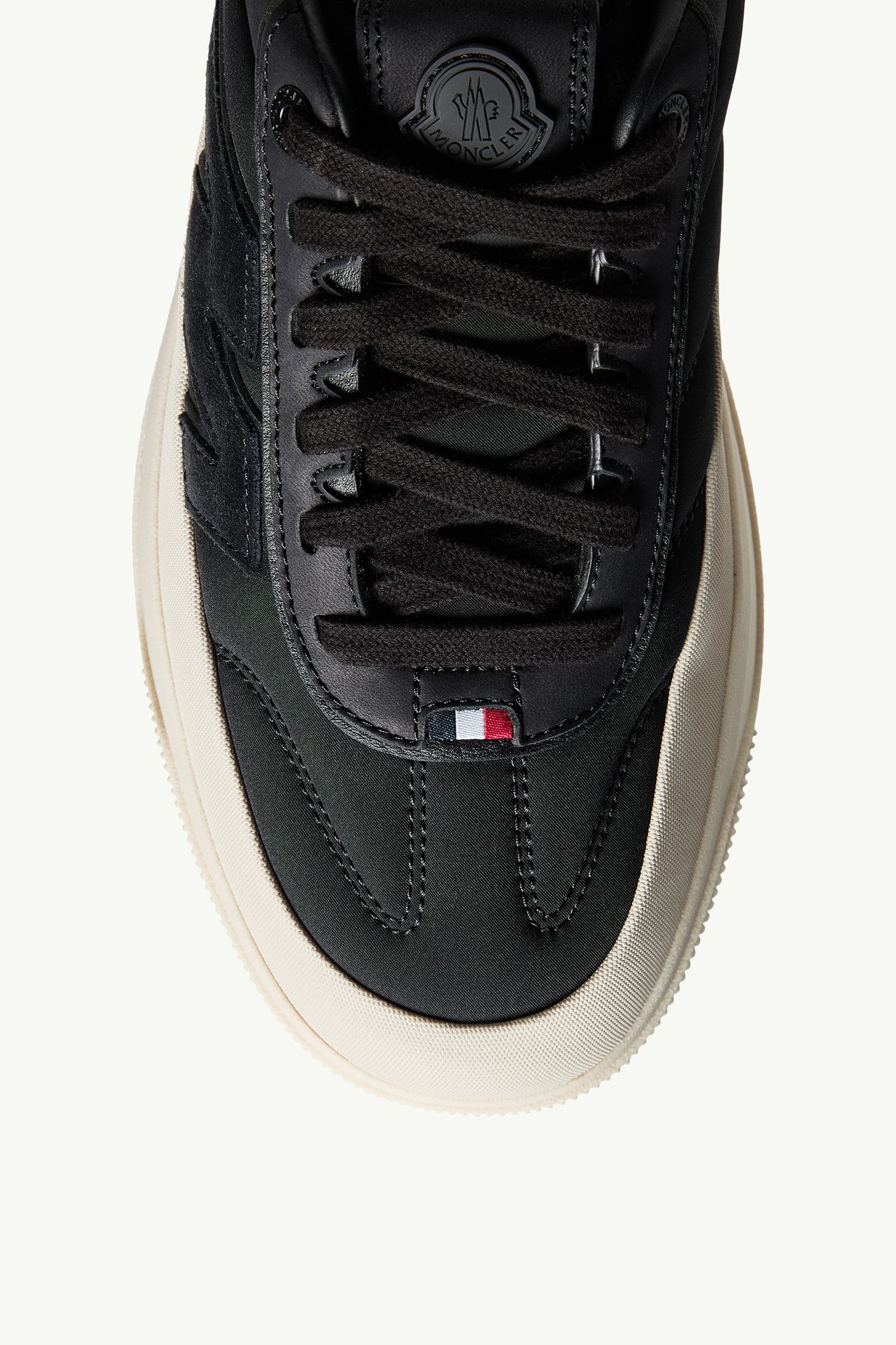 Moncler Moncler Altive Nubuck & Suede Sneakers Black
