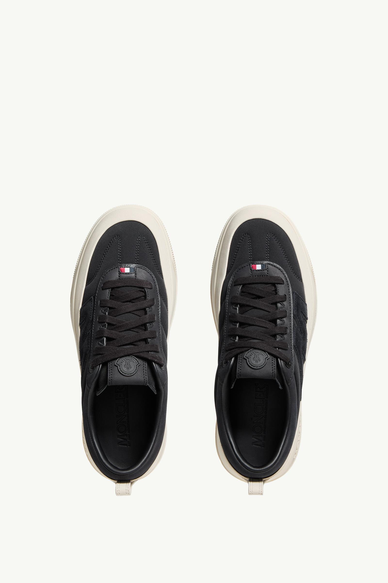 Moncler Moncler Altive Nubuck & Suede Sneakers Black