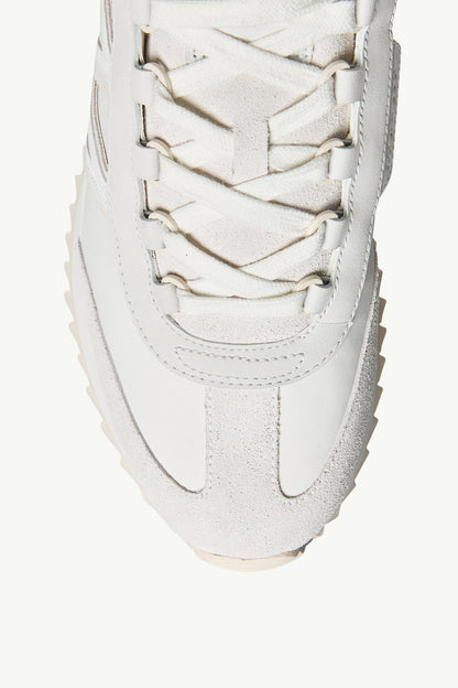 Moncler Pacey2 Suede & Nubuck Sneakers White