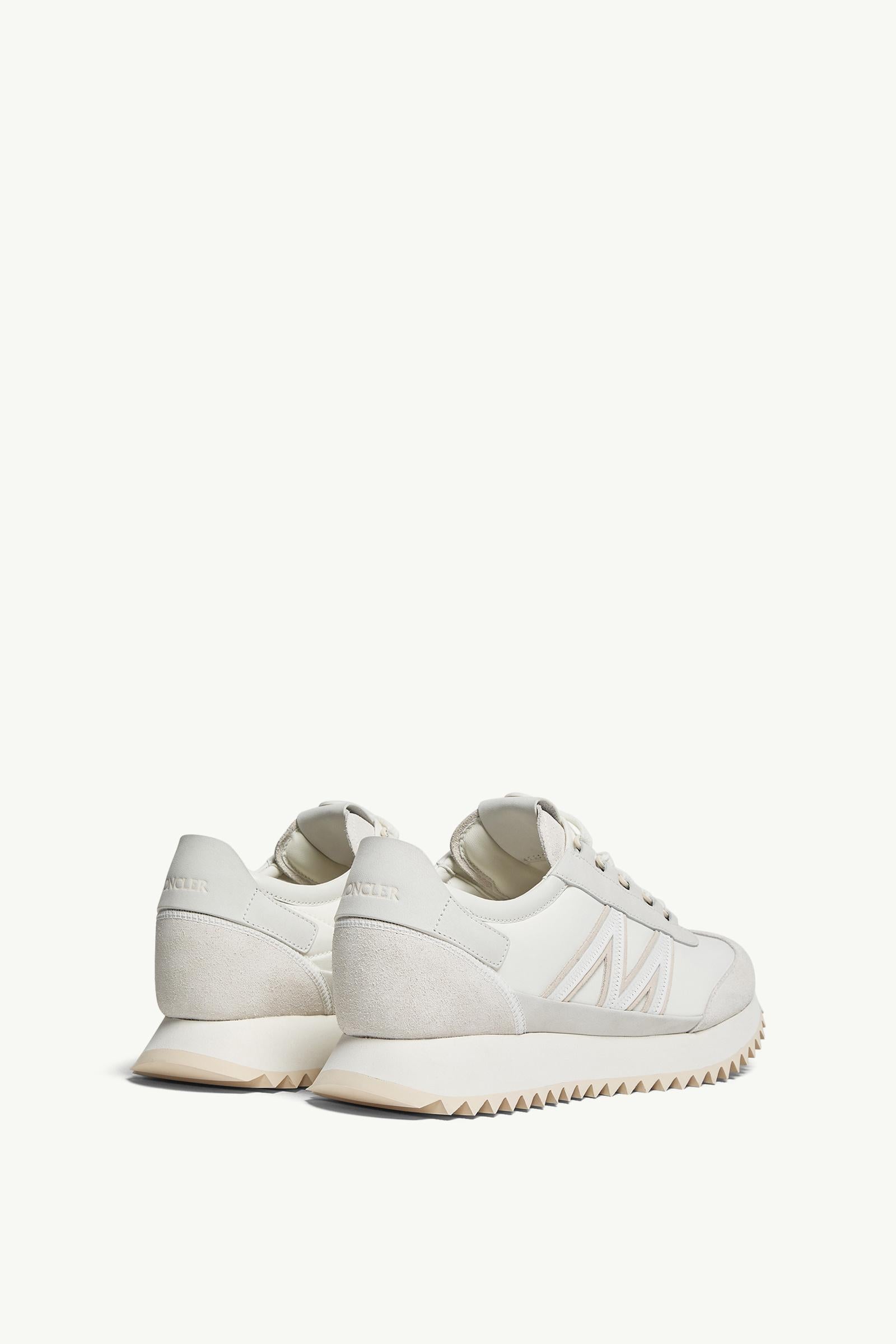 Moncler Pacey2 Suede & Nubuck Sneakers White