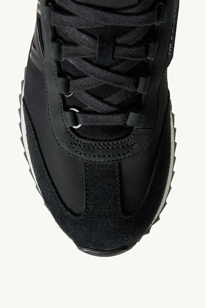Moncler Pacey2 Suede & Nubuck Sneakers Black