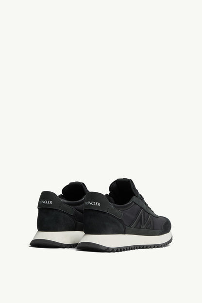 Moncler Pacey2 Suede & Nubuck Sneakers Black
