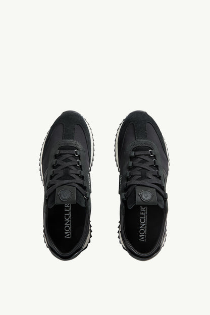 Moncler Pacey2 Suede & Nubuck Sneakers Black